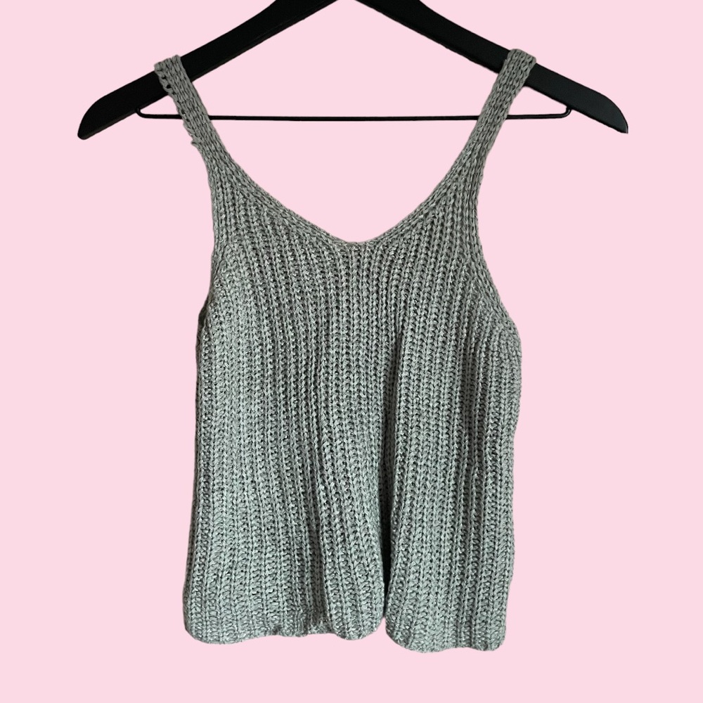 Olive Green Knit Tank